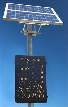 Vehicle Activated Speed Sign
