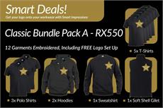 12 Garment Embroidered Bundle - RX551 - Save 10% Extra