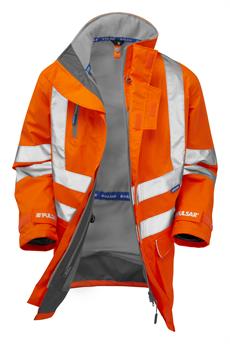 PULSAR® PROTECT Orange Mesh Lined Storm Coat