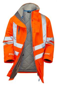 PULSAR® PROTECT Orange Padded Storm Coat