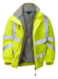 PULSAR® PROTECT Yellow Padded Bomber Jacket