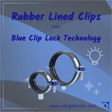 Rubber-Lined Clips